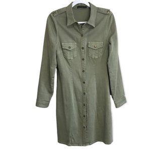 William Rast Drifter Length Cargo Green Jacket/Dress - Size 6